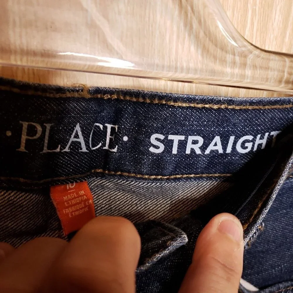 The Children's Place New Boys Straight Leg Jeans 10